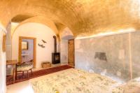Postel nebo postele na pokoji v ubytování Chateau Třebešice