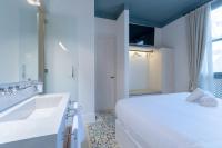 Posteľ alebo postele v izbe v ubytovaní Apartamentos Caminante del Agua