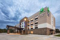una representación de la parte delantera del edificio del Holiday inn express hotel en Holiday Inn Express East Peoria - Riverfront by IHG, en Peoria