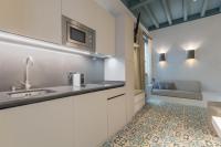 Kuchyňa alebo kuchynka v ubytovaní Apartamentos Caminante del Agua