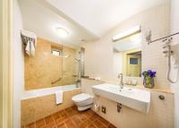 Koupelna v ubytování Bellevue Hotel Benešov
