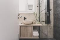 A bathroom at Neoclassical Apartment near Acropolis - LivingStone Crystal