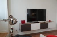 TV a/nebo společenská místnost v ubytování Marquês Modern Art apartment