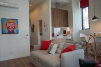 Posezení v ubytování Marquês Modern Art apartment
