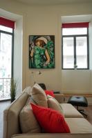 Posezení v ubytování Marquês Modern Art apartment