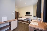 Posteľ alebo postele v izbe v ubytovaní Apartments Danube