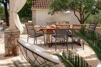 Patio alebo iná vonkajšia časť ubytovania Luxury Villa Zlatni Rat with Pool, Near Zlatni Rat Beach, Bol