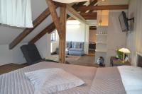 Postel nebo postele na pokoji v ubytování Hotel Peregrin