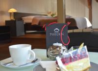 Postel nebo postele na pokoji v ubytování Hotel Peregrin