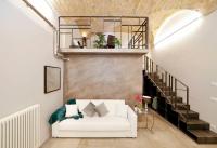 Posteľ alebo postele v izbe v ubytovaní Post Industrial Loft Trastevere - Top Collection
