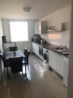 Kuchyň nebo kuchyňský kout v ubytování Micha's Ferienwohnung