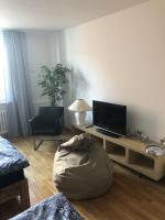 TV a/nebo společenská místnost v ubytování Micha's Ferienwohnung