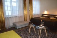 Postel nebo postele na pokoji v ubytování Hotel Peregrin
