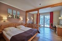 Postel nebo postele na pokoji v ubytování Flair Landhotel Strengliner Mühle