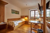 Postel nebo postele na pokoji v ubytování Flair Landhotel Strengliner Mühle