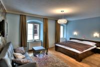 Postel nebo postele na pokoji v ubytování Hotel Peregrin