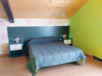 Postel nebo postele na pokoji v ubytování Casas rurales en Fanlo y Valle Vio