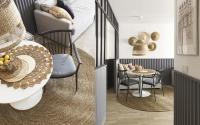 A seating area at Central Point by Zoom Apartments