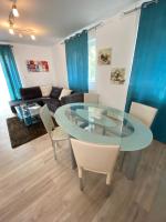 Posezení v ubytování city apartment