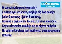 Plán poschodí v ubytovaní Ekomarina - Pokój noclegowy 1