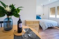 Postel nebo postele na pokoji v ubytování Hotelito Boutique Badalona Mar
