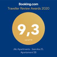 Certifikát, ocenenie alebo iný dokument vystavený v ubytovaní J&J Apartments - Szeroka 25, Apartament 5B