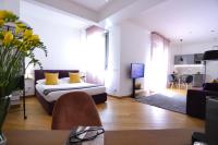 Posteľ alebo postele v izbe v ubytovaní Palazzina B - Contemporary Studio