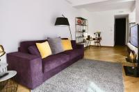 Televízia a/alebo spoločenská miestnosť v ubytovaní Palazzina B - Contemporary Studio