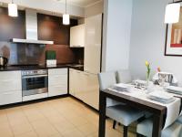 Kuchnia lub aneks kuchenny w obiekcie Apartamenty Aquarius z Aquacenter