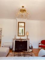 Ein Sitzbereich in der Unterkunft Villa Agrippa