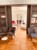 Ein Sitzbereich in der Unterkunft Villa Agrippa