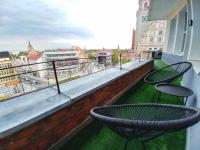 Balkón alebo terasa v ubytovaní LOFT 57 CENTRUM