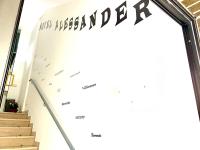 The floor plan of Hotel Alessander