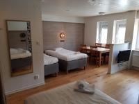 Postel nebo postele na pokoji v ubytování Hotell Stinsen
