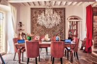 A seating area at Borgo Marcena