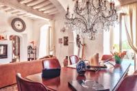 A seating area at Borgo Marcena