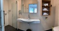 A bathroom at Pension Seeheim