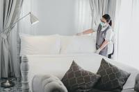 Ein Bett oder Betten in einem Zimmer der Unterkunft Noursabah Boutique Bed Bangkok