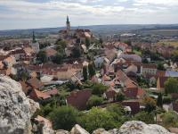 Nespecifikovaný výhled na destinaci Valtice nebo výhled na město při pohledu z apartmánu
