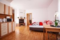 Kuchyň nebo kuchyňský kout v ubytování Apartmán Dominhaus