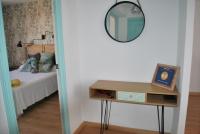 Postel nebo postele na pokoji v ubytování Lindo y acogedor Apartamento Grao Playa Gandia piso 5to sin ascensor