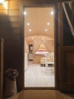 A bed or beds in a room at La diligenza