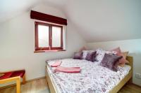Postel nebo postele na pokoji v ubytování Hotel Zlechov