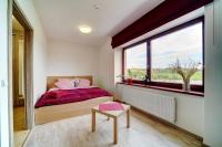 Postel nebo postele na pokoji v ubytování Hotel Zlechov