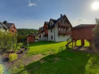 Vonkajšia záhrada v ubytovaní Szczawnica Apartament C6