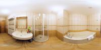 Koupelna v ubytování Wellness Hotel Windsor