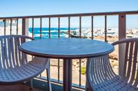 A balcony or terrace at Holiday Apartment Casa Vista Mar Oliastur El Cotillo