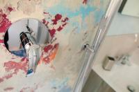 A bathroom at Blue Moon - Via Parigi Apartments