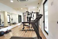 Fitness centrum a/nebo fitness zařízení v ubytování Aqua Viva Spa Hotel