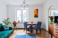 Posezení v ubytování Two-rooms Genuine Apartment Ideal for Business Trip